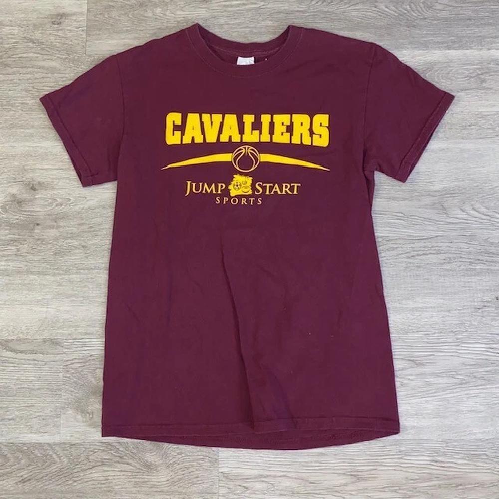 Cleveland Cavaliers Jump Start Sports Adult  T Shirt